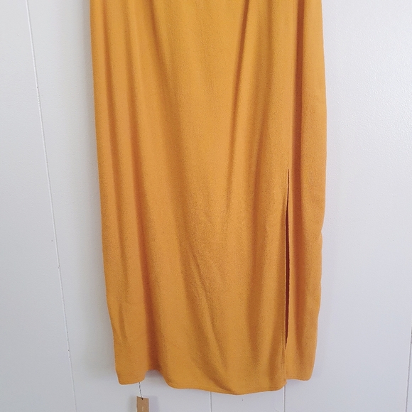 NWT Reformation Christina Dress | Side Slit | Yellow | Size 12 - Picture 5 of 10